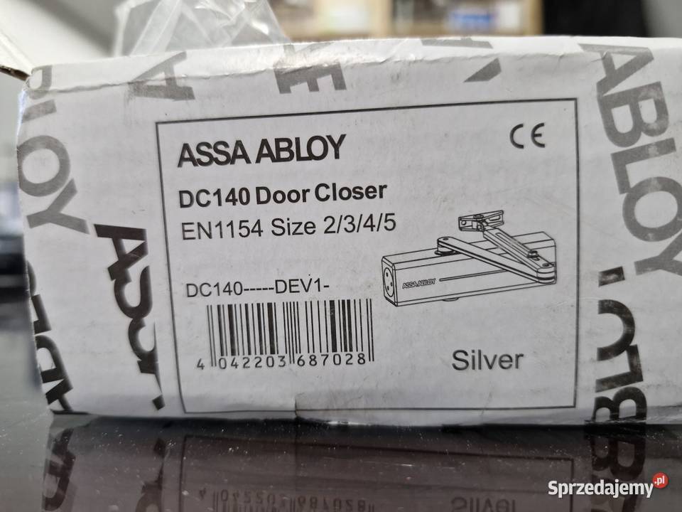 Samozamykacz AssaAbloy DC140 z ramieniem srebrny Tomaszów Mazowiecki