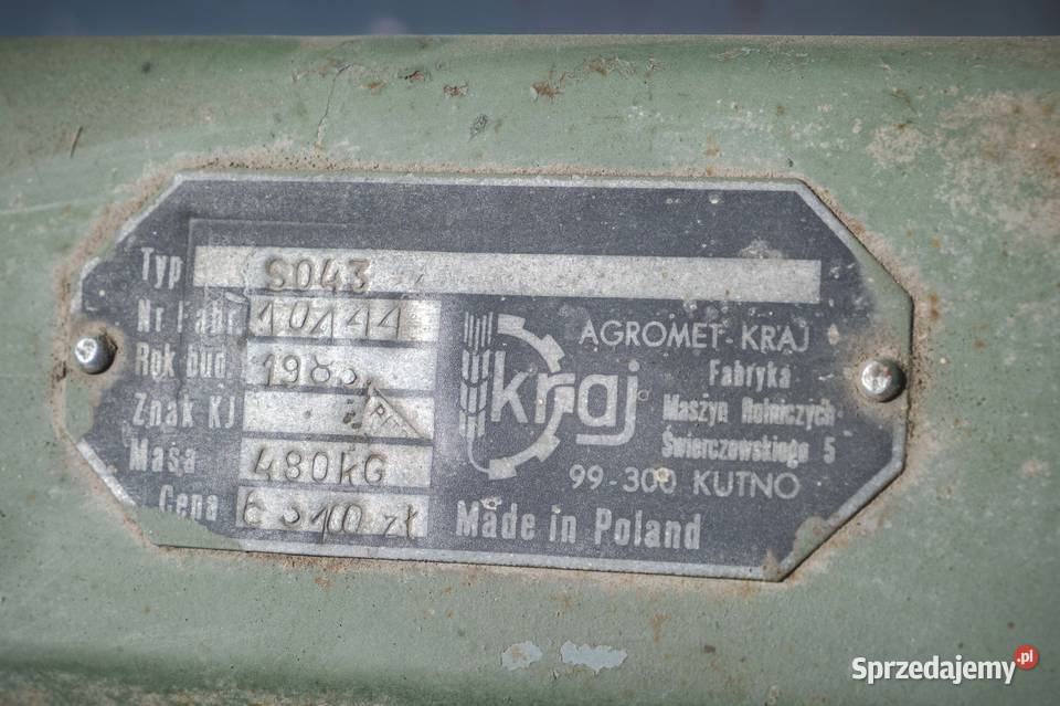 Wyprzedaż gospodarstwa siewnik zbożowy Poznaniak Mosina sprzedam