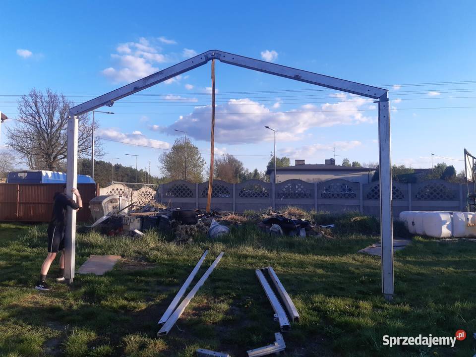 Hala magazynowa Dach blacha boki plandeka łódzkie Łódź sprzedam