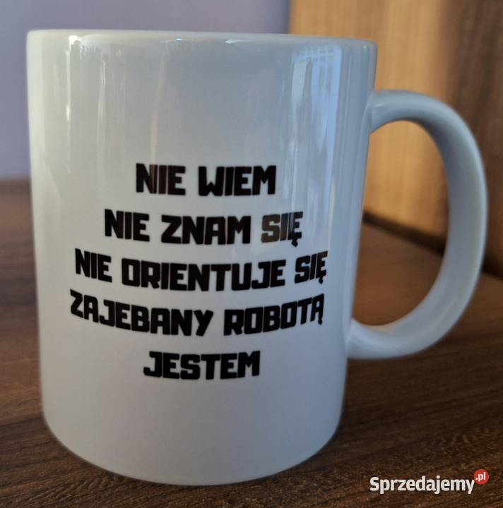 Foto kubek gadżet reklamowy z własną grafiką Kraków