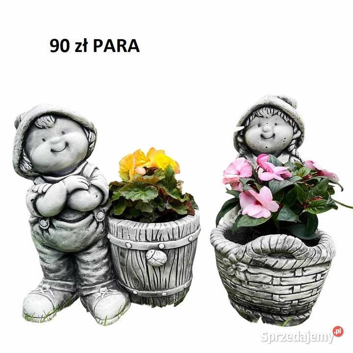 jeż gipsowy para jeży ogrodowe jeż ogrodowy Wrocław