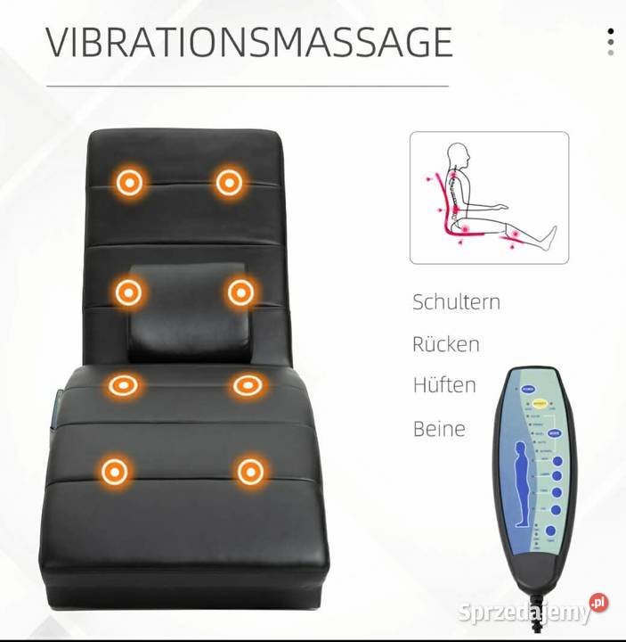 Fotel relaksacyjny z masażerem Braniewo