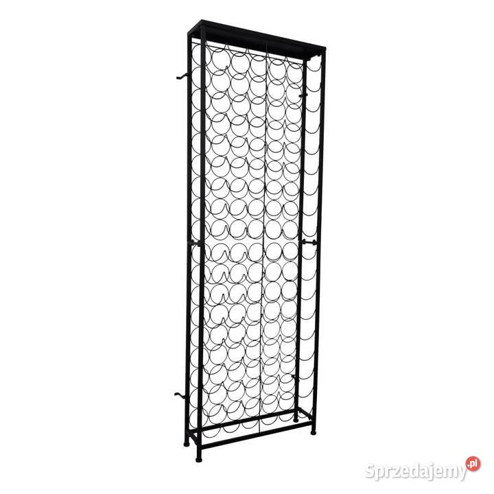 Metalowy stojak na 108 butelek wina lubuskie Żary