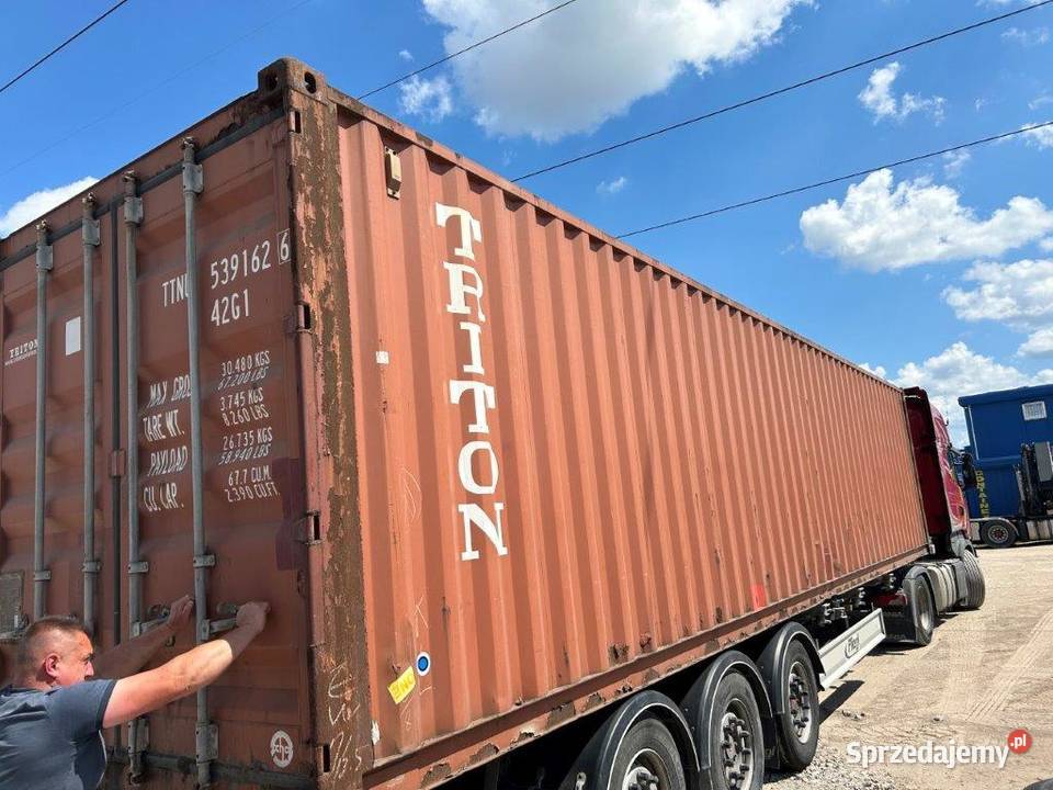 Kontener morski magazynowy budowlany 40DV CARGO Białogard