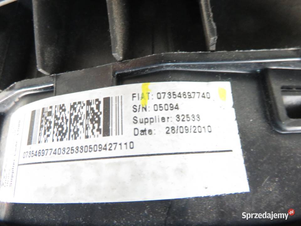 PODUSZKA KIEROWCY CITROEN JUMPER II 07354697740