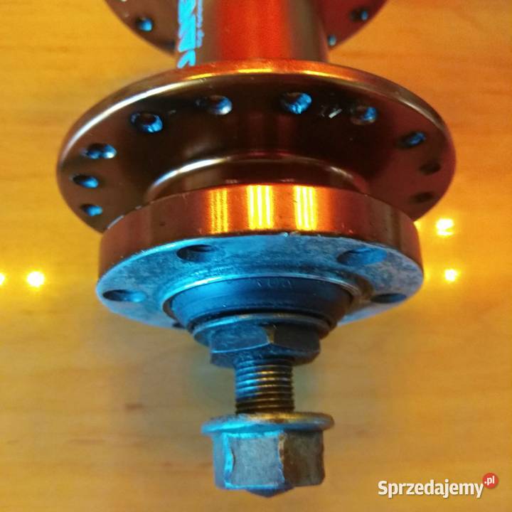 Piasta rowerowa przód pod tarcze QUANDO złota dolnośląskie