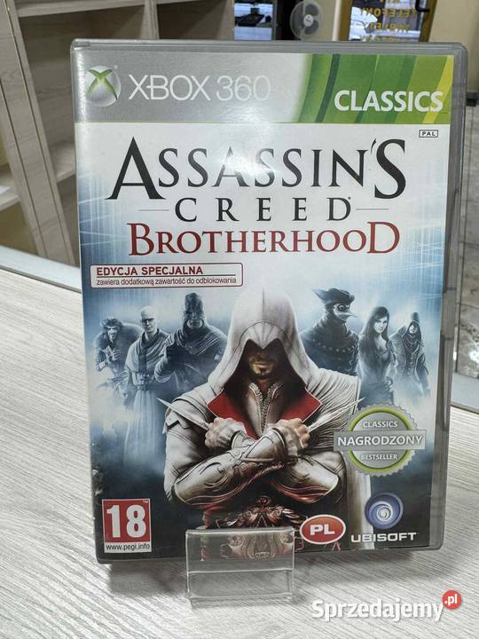 Gra Assassins Creed Brotherhood Xbox 360 Gry na konsole warmińsko-mazurskie sprzedam