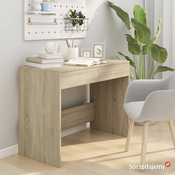 Biurko dąb sonoma 101x50x765 materiał Warszawa
