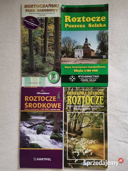 Mapy Roztocza sprzedam