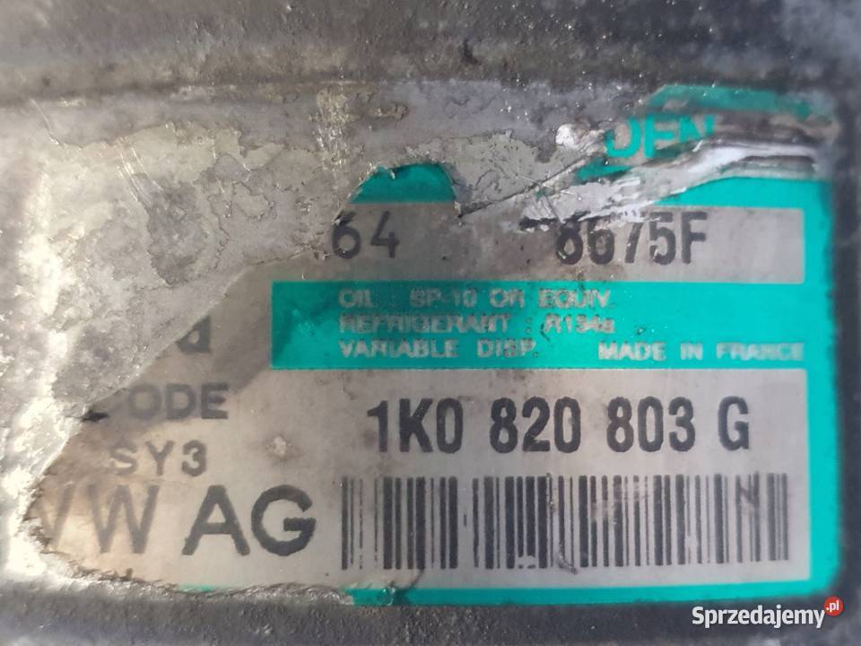 SPRĘŻARKA KLIMATYZACJI VW Touran 19 TDI lubelskie Rudka sprzedam