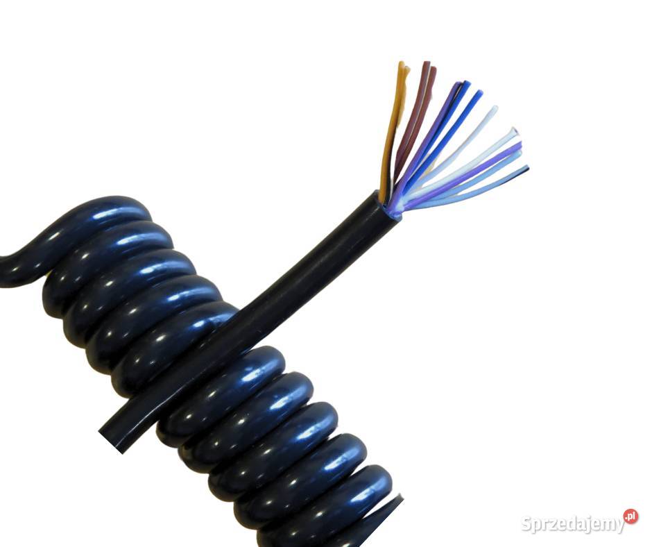 Przewód spiralny 12 żył 12075mm 3 metry serwis sprzedam