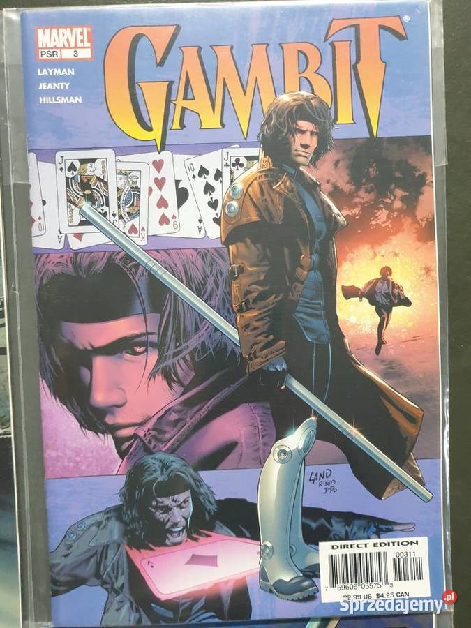 Gambit 4 oryginalne komiksy Marvel USA Gdynia