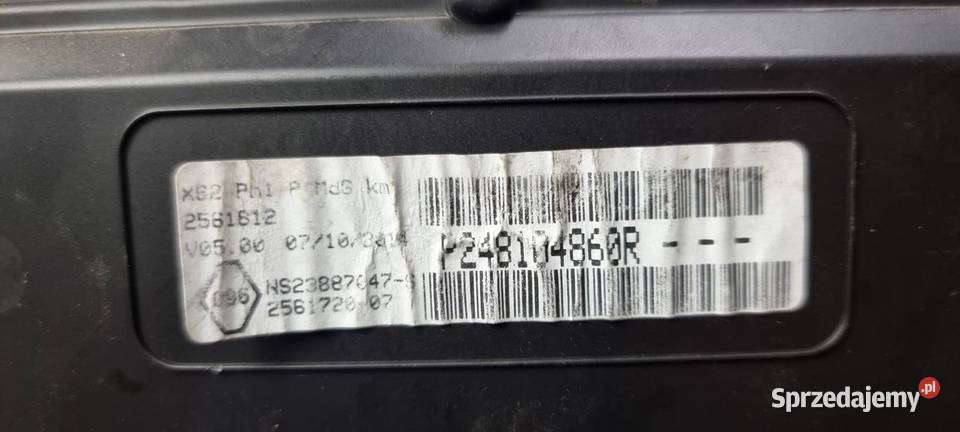 LICZNIK ZEGAR RENAULT MASTER III P248104860R kujawsko-pomorskie Lipno