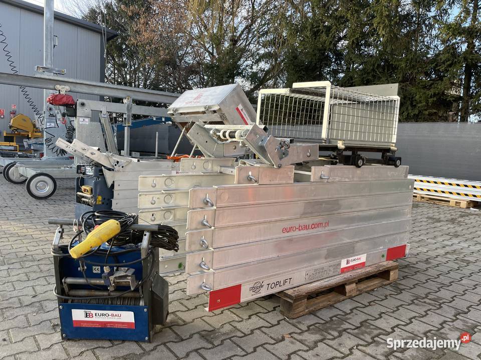 Winda dekarska Bocker TopLift 14m drabina Ślesin