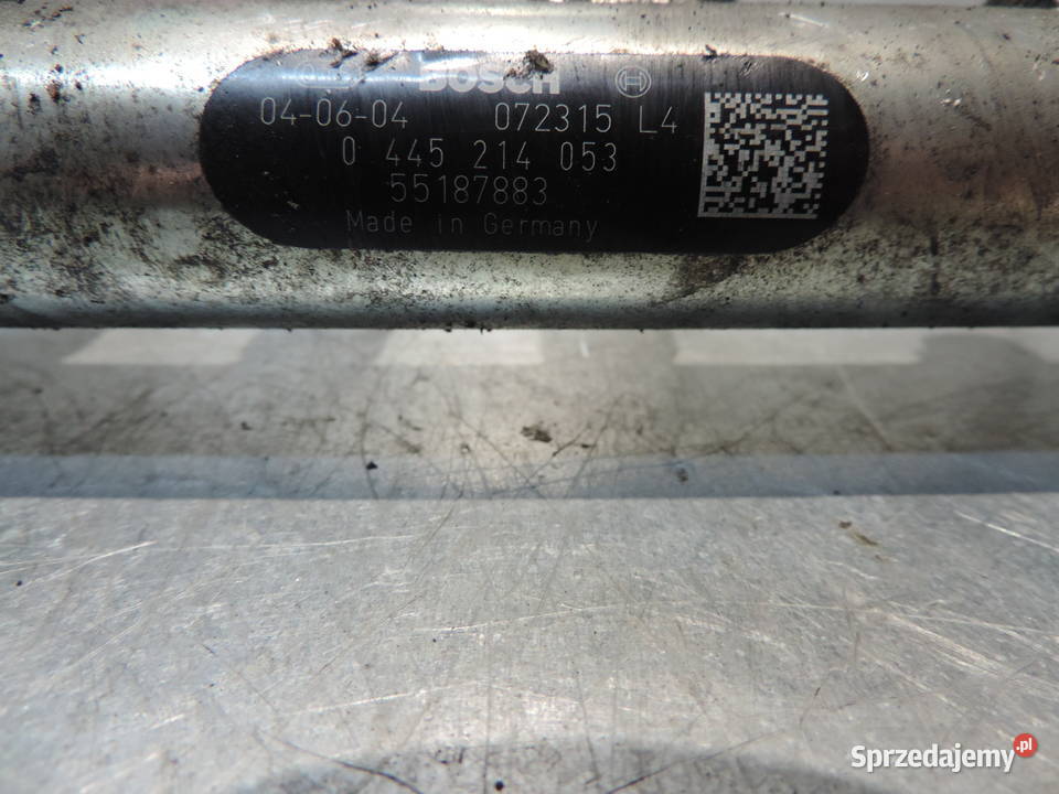 LISTWA WTRYSKOWA 0445214053 FIAT ALFA 19 JTD małopolskie Nowy Sącz
