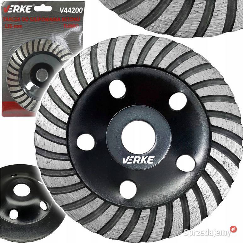TARCZA DO SZLIFOWANIA BETONU TURBO 125 mm VERKE Chmielnik