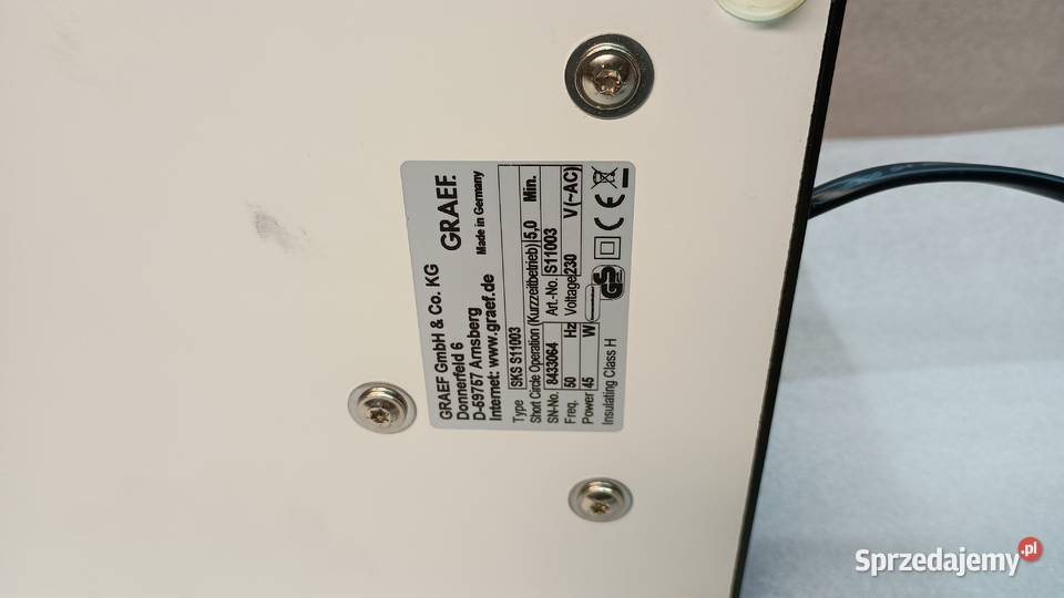 Krajalnica uniwersalna GRAEF S11003 czerwony Mirosławiec sprzedam