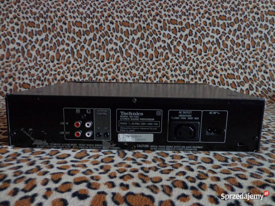 TECHNICS SHE85 procesor dźwięku korektor