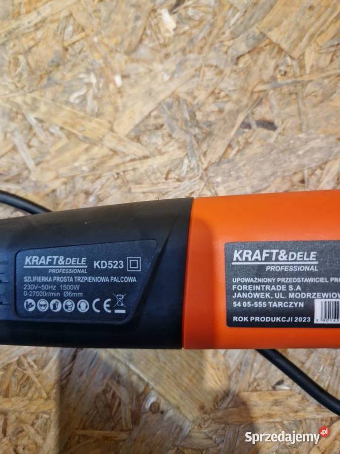 Szlifierka prosta trzpieniowa 1500W KD523 wielkopolskie Głogowa