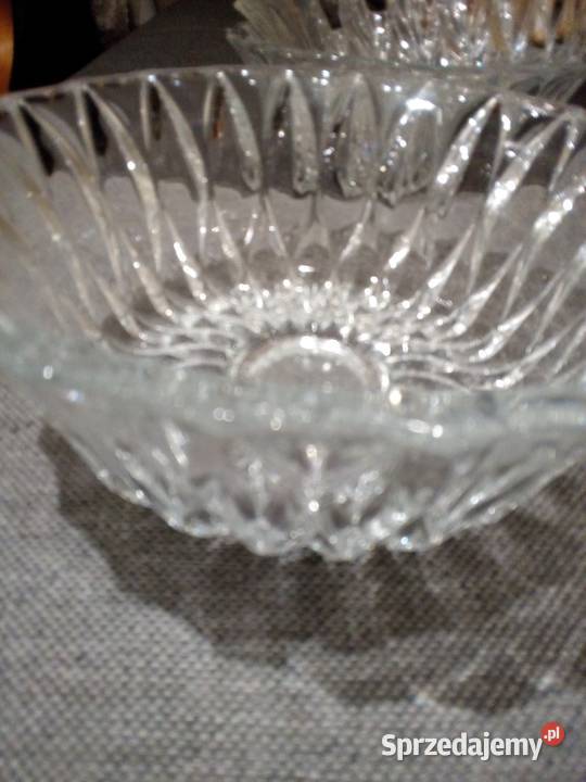 Przepiękne kryształowe salaterki Porcelana i szkło Częstochowa