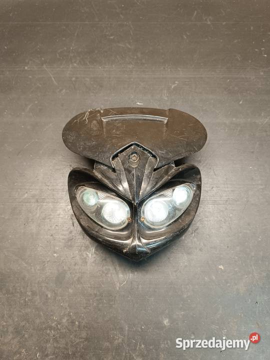 Owiewka Czarna Lampa Przód 4 Halogeny DIABLO
