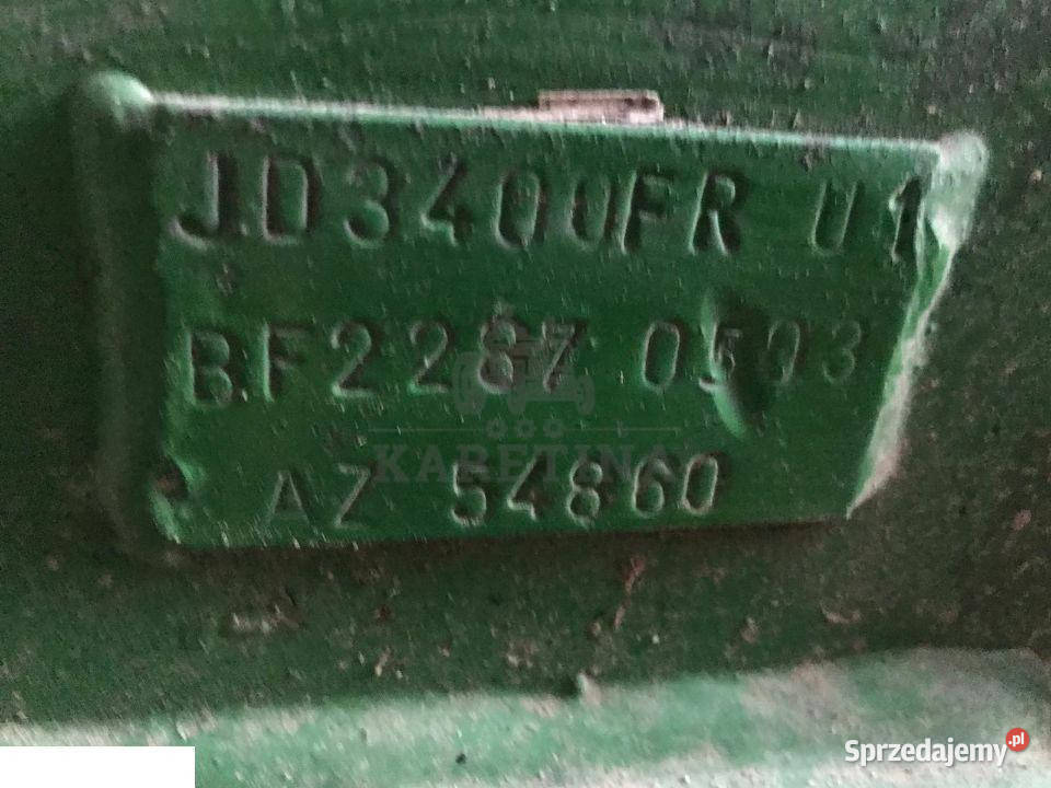 John Deere 3400 CZĘŚCI Zaczep Ramie Felgi Most Jastrzębniki