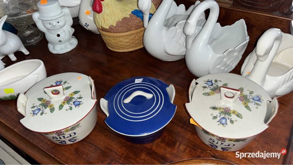 Puzderko pojemnik Na śledzie Sygnowany