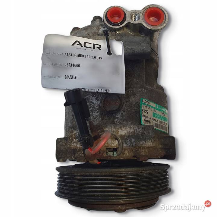 SPRĘŻARKA KLIMATYZACJI Alfa Romeo 156 20 JTS sprzedam