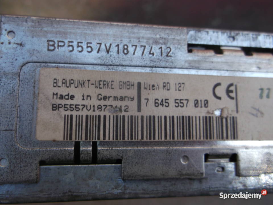 Radio samochodowe Blaupunkt WIEN RD 127 Sobieska Wola Pierwsza
