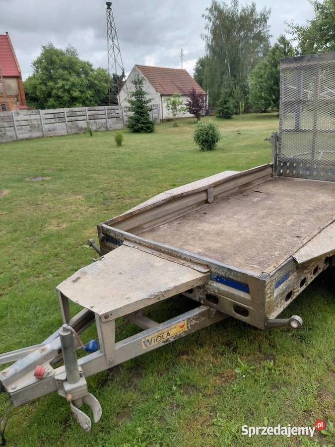 Przyczepa wiola do przewozu minikoparki dolnośląskie Mietków sprzedam