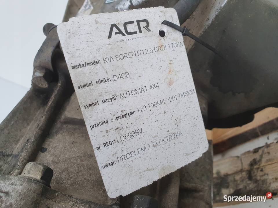 Kia Sorento I 25 CRDI 170 LIFT AUTOMATYCZNA lubelskie Janów