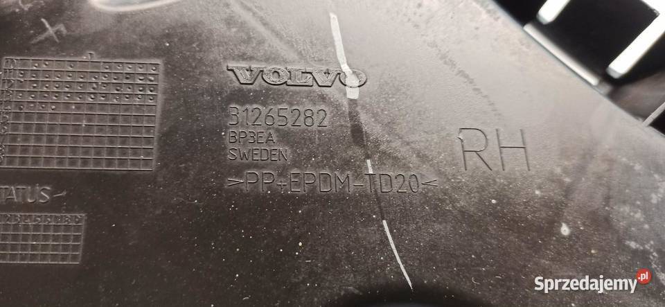 VOLVO V60 V70 ŚLIZG ZDERZAKA LEWY TYŁ 31265282