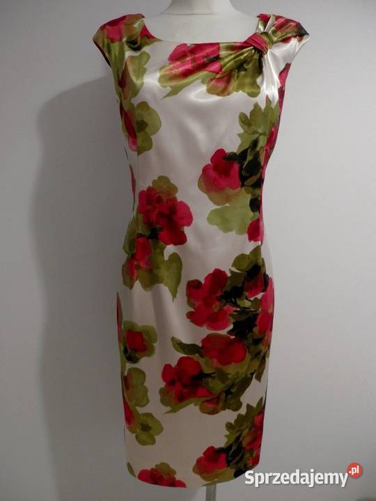 Sukienka Wieczorowa Imprezowa Satynowa Łomża sprzedam