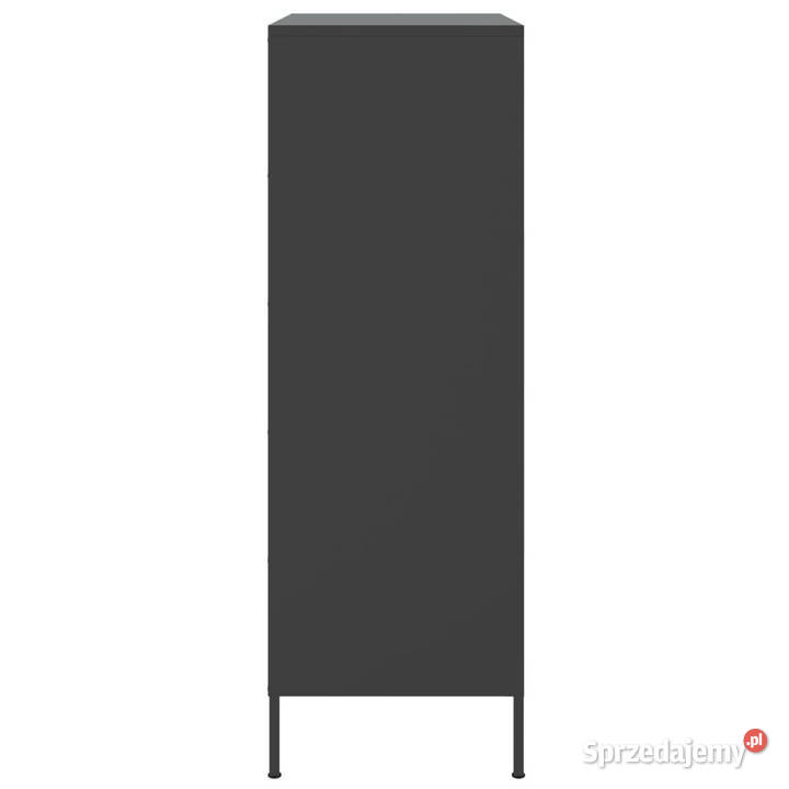 Szafka czarna 68x39x113 stal WM842958 Warszawa sprzedam