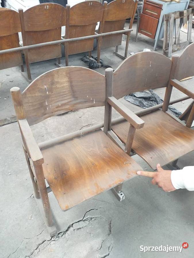 Krzesła kinowe 1 rząd 5 krzeseł Krzesła Bielawa sprzedam