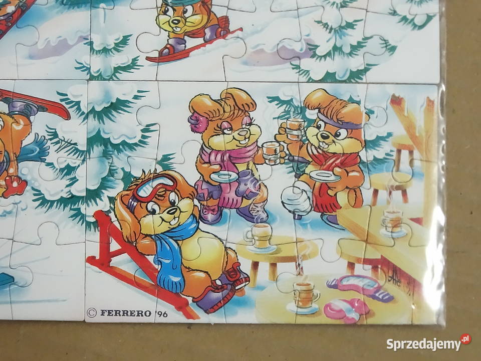 Unikat Komplet Puzzle Kinder Niespodzianka 1996 Biłgoraj