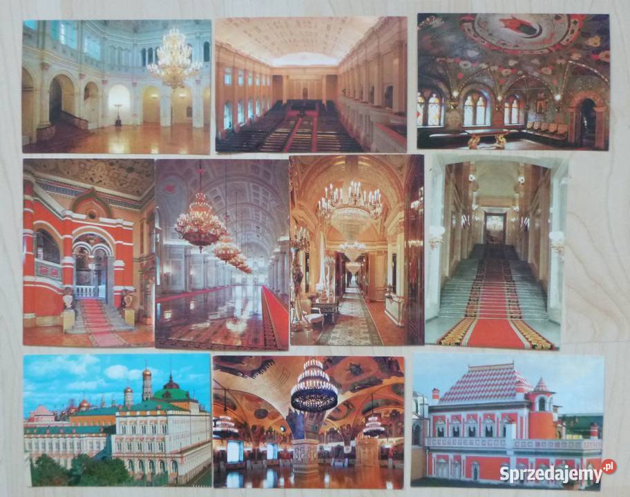 Rosyjskie pocztówki 1978 10 Moskwa Pałac mazowieckie Warszawa