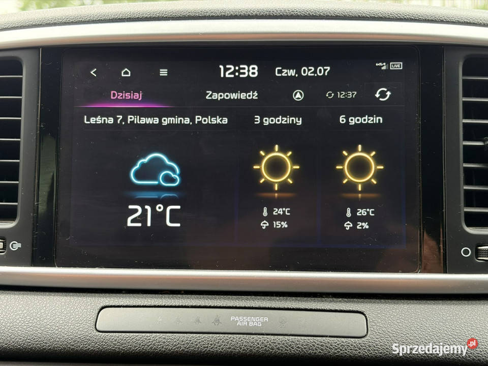 Kia Sportage 16 benzyna Kamera 4 x podgrzewane benzyna sprzedam