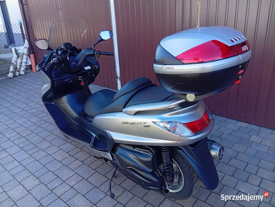 Zamiana Yamaha majesty 400 nieuszkodzony Yamaha łódzkie Pajęczno