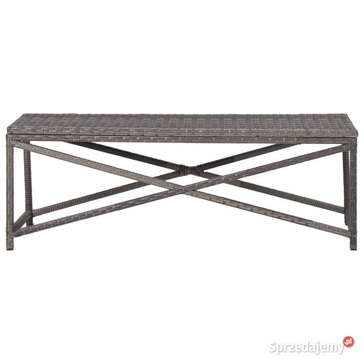 Ławka ogrodowa 120 polirattan szara46211 Warszawa