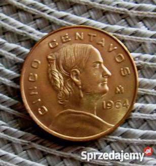 Meksyk 5 Centavos 1964r Kalisz