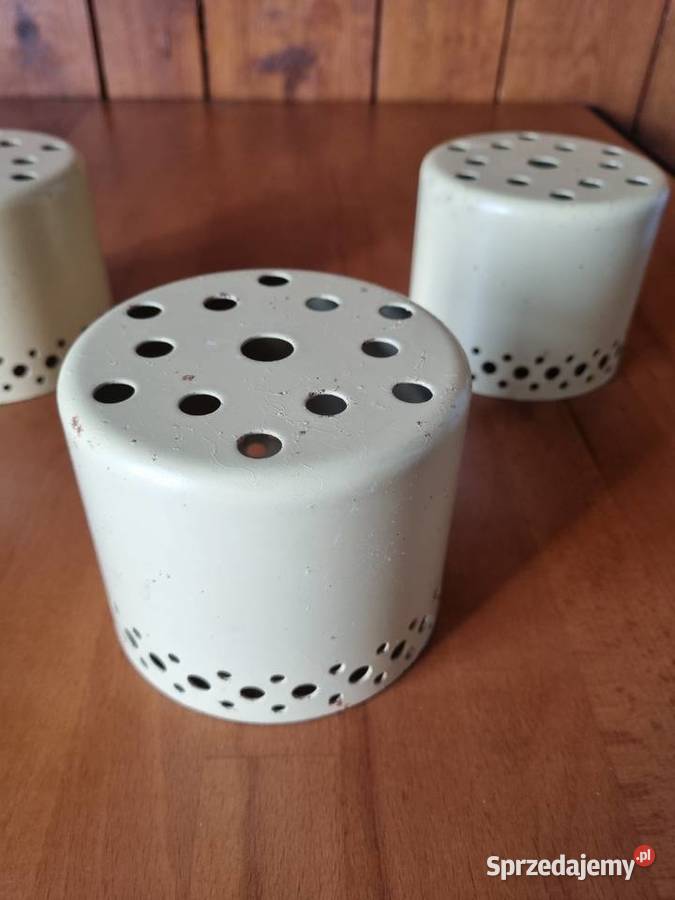 Trzy stare metalowe klosze Warszawa sprzedam