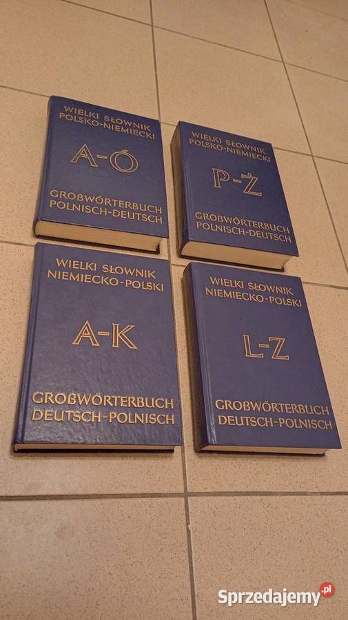 WIELKI SŁOWNIK POLSKONIEMIECKI I NIEMIECKOPOLSKI wielkopolskie Tarnowo Podgórne