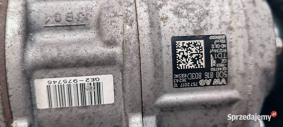 SPRĘŻARKA KLIMATYZACJI SKODA KAROQ 5Q0816803D osobowe Lipno