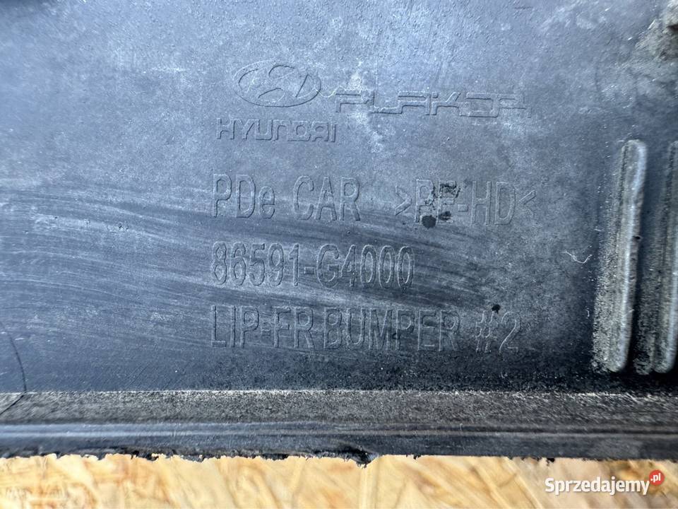 Spoiler hokej zderzaka przód hyundai i30 III 3 Międzychód