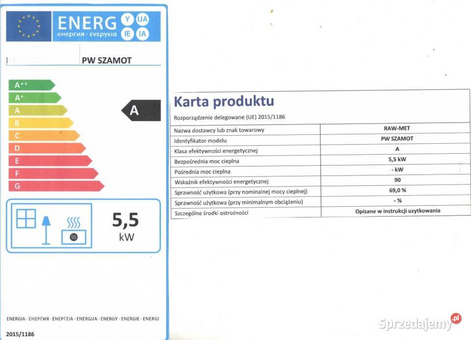 Piecyk grzewczy koza 7 ECODESIGN Piaseczno