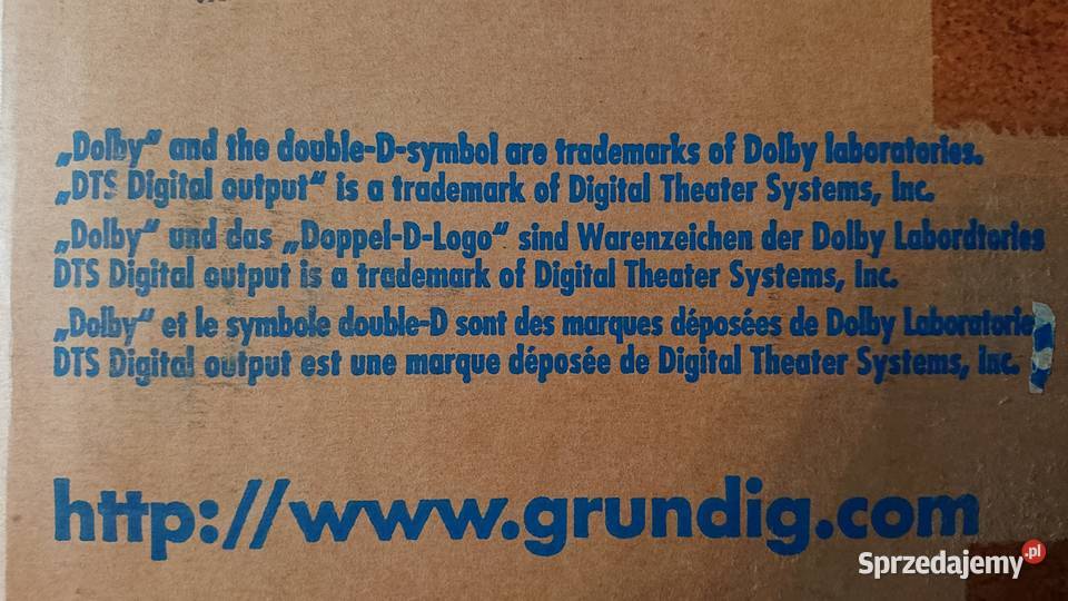 Odtwarzacz Uwaga nowy w kartonie Grundig DVD