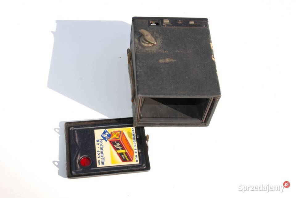Stary AGFA skrzynkowy aparat fotograficzny antyk Pozostałe sprzedam