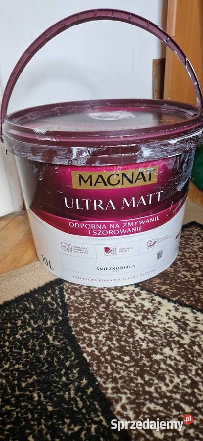 Magnat ultra matt farba lateksowa biała 5l Farby wewnętrzne Kraków