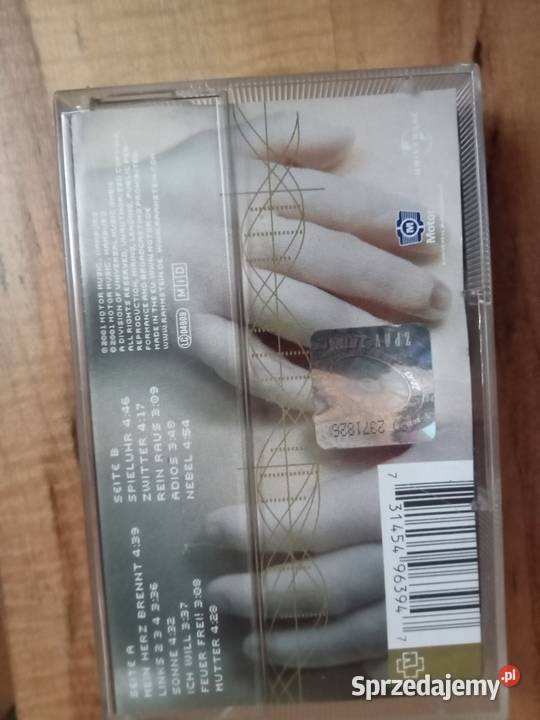 kaseta magnetofonowa rammstein Kultura i Rozrywka